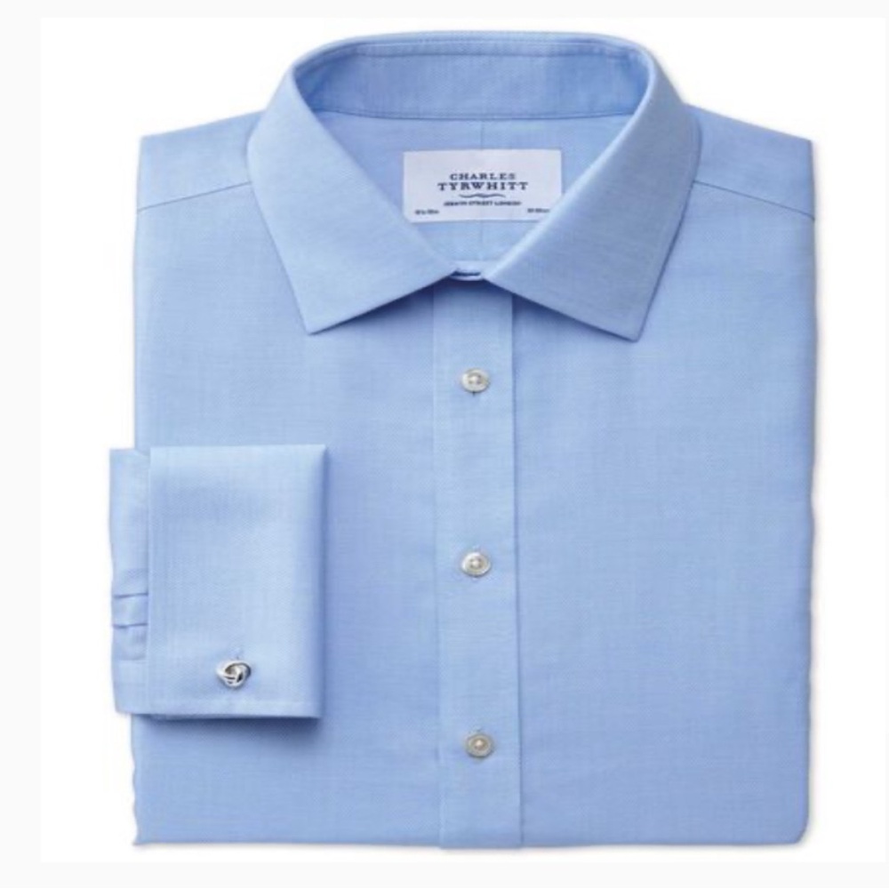 Charles Tyrwhitt Sky Blue Slim Fit Men’s Dress Shirt